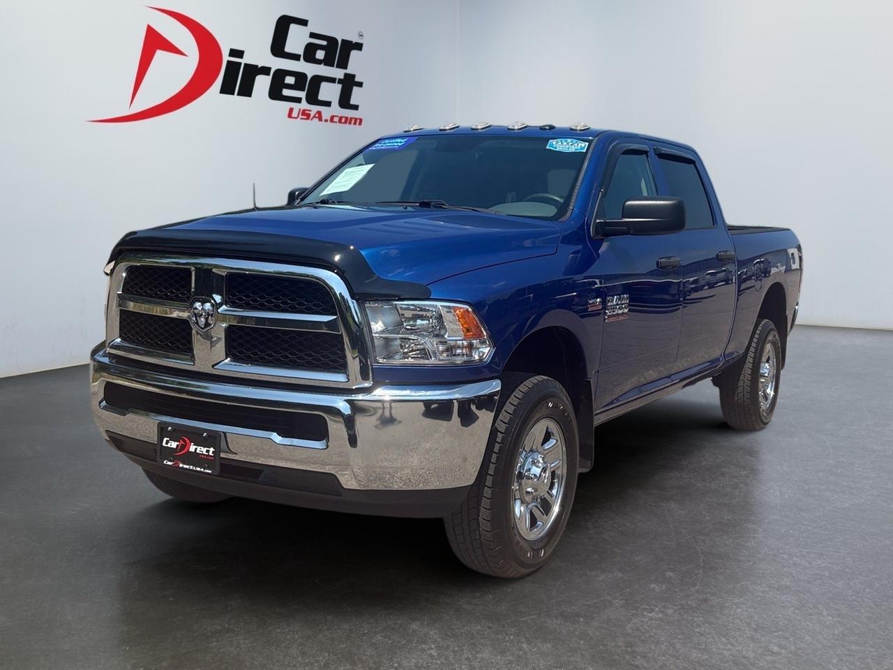 2017 Ram 2500 Tradesman, BED LINER, POWER MIRRORS, UCONNECT BLUETOOTH AUX PORT, CHROME WHEELS, ONLY 46K MILES, CLEAN CARFAX, TRADE IN YOUR OLD FOR A NEW RAM TRADESMAN!