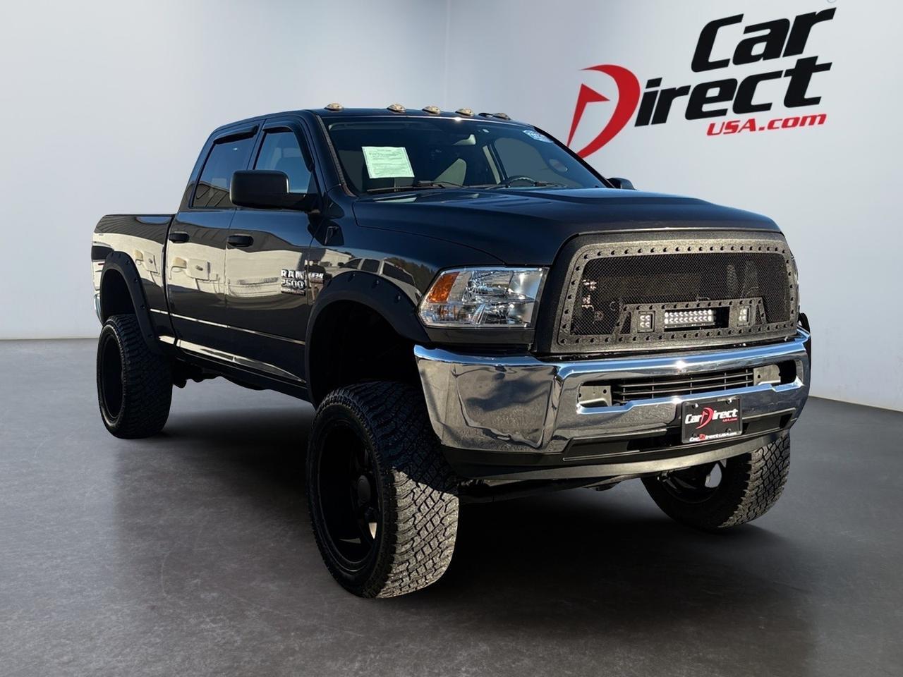 2017 Ram 2500 Tradesman, LIFTED, BED LINER, TOW PACKAGE, BACKUP CAMERA, REMOTE START, BLUETOOTH, HEAVY DUTY, LOW MILES, ONLY 1 OWNER, CLEAN CARFAX, HEAVY DUTY, HEAVY ON THE ROAD!
