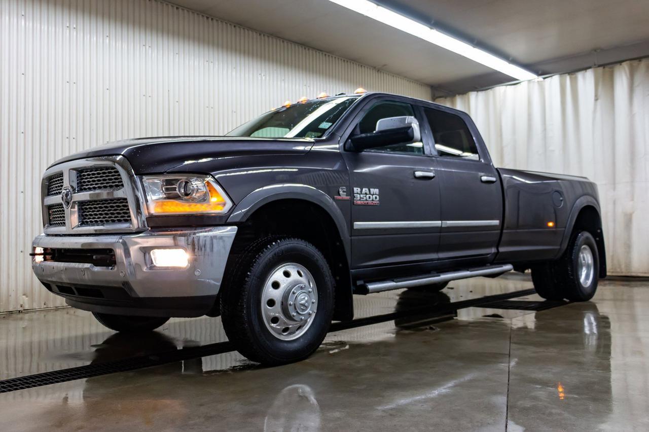 2017 Ram 3500 4x4 Crew Cab Laramie Diesel Dually Red Deer AB