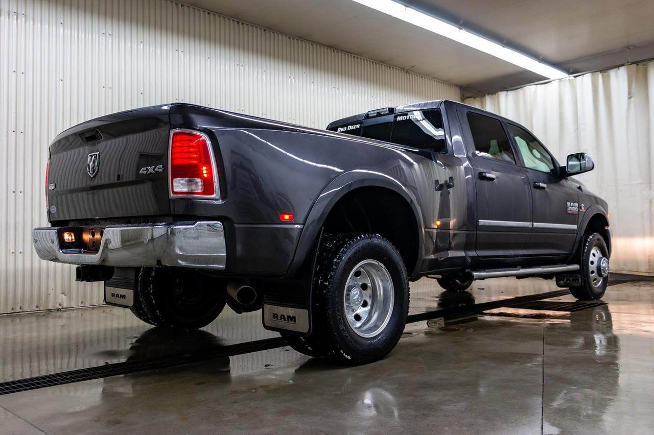 2017 Ram 3500 4x4 Crew Cab Laramie Diesel Dually Red Deer AB