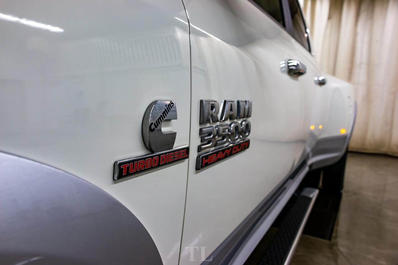 2017 Ram 3500 4x4 Crew Cab Laramie Dually Diesel AISIN Leather Roof Nav Red Deer AB