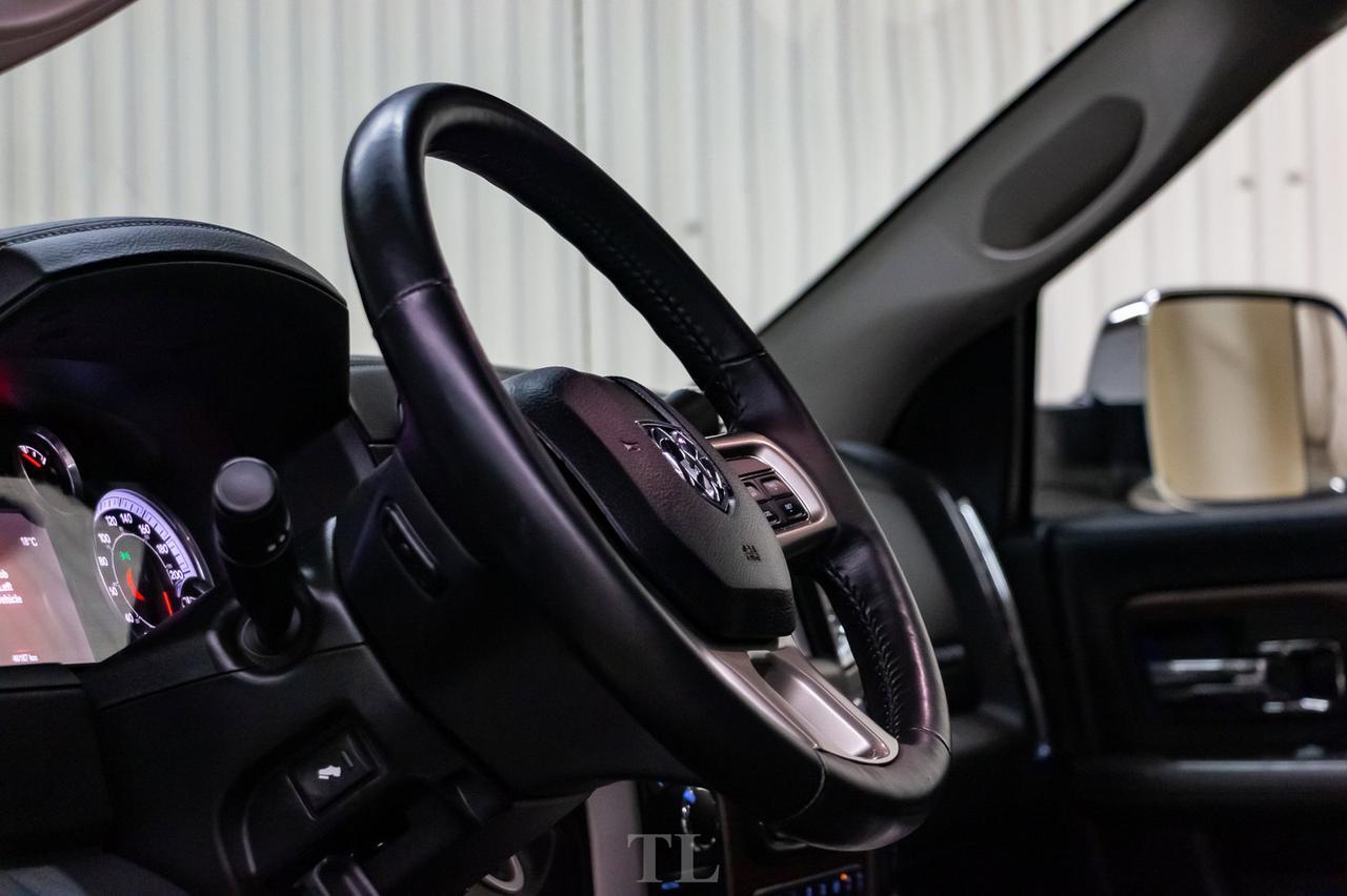 2017 Ram 3500 4x4 Crew Cab Laramie Dually Diesel AISIN Leather Roof Nav Red Deer AB