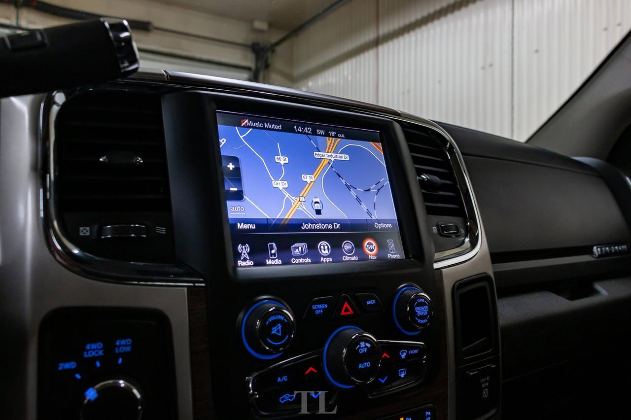 2017 Ram 3500 4x4 Crew Cab Laramie Dually Diesel AISIN Leather Roof Nav Red Deer AB