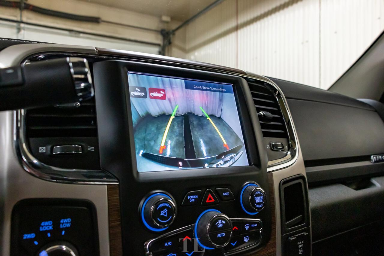 2017 Ram 3500 4x4 Crew Cab Laramie Dually Diesel AISIN Leather Roof Nav Red Deer AB