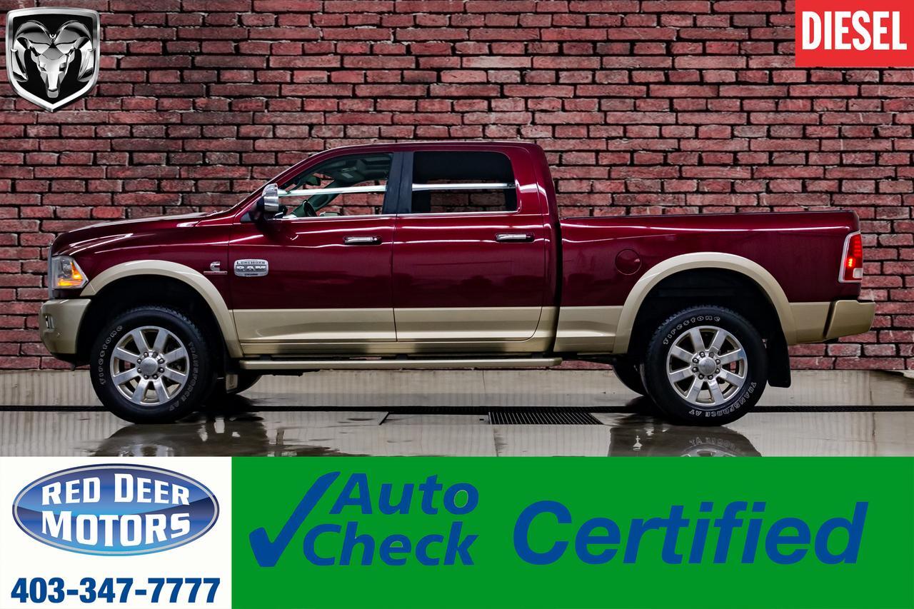 2017 Ram 3500 4x4 Crew Cab Longhorn Diesel AISIN  Leather Roof Nav