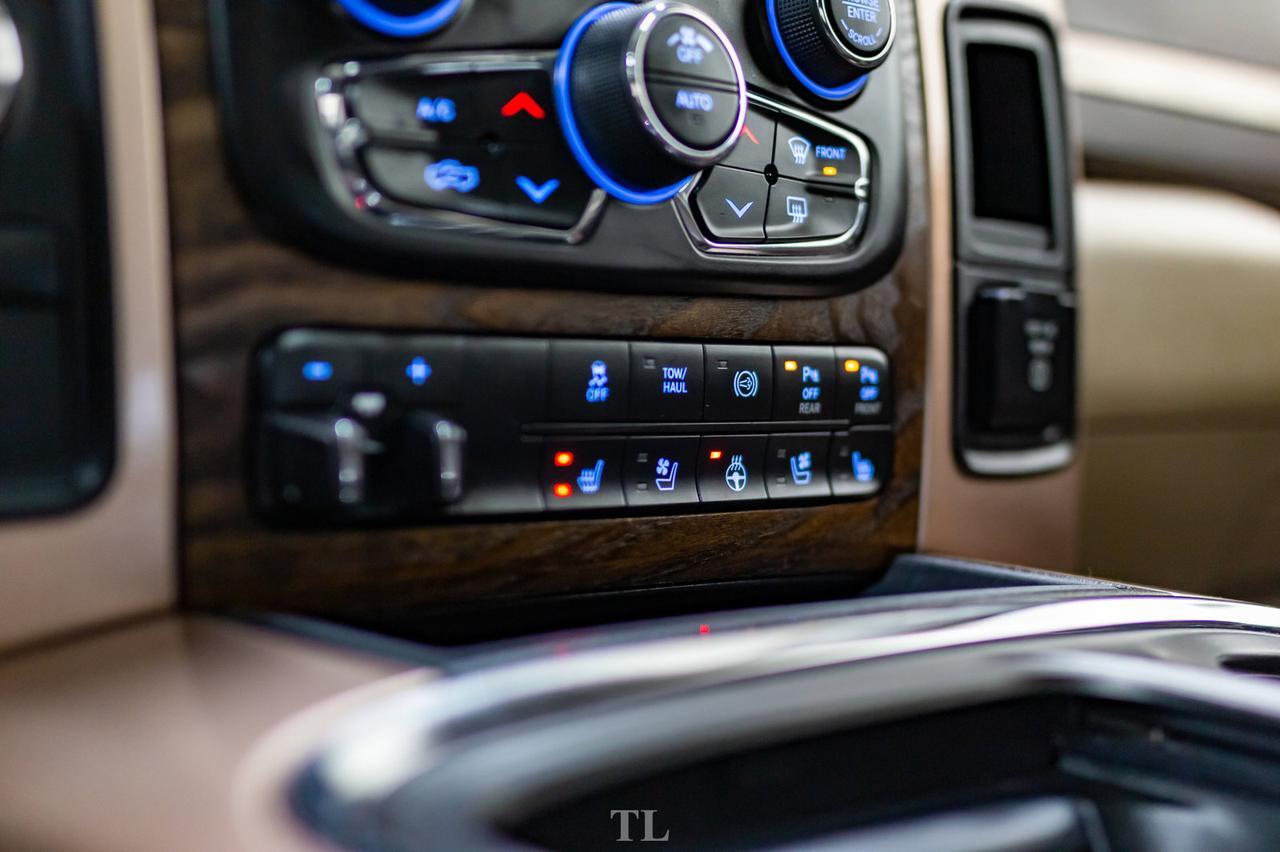 2017 Ram 3500 4x4 Crew Cab Longhorn Diesel AISIN  Leather Roof Nav Red Deer AB