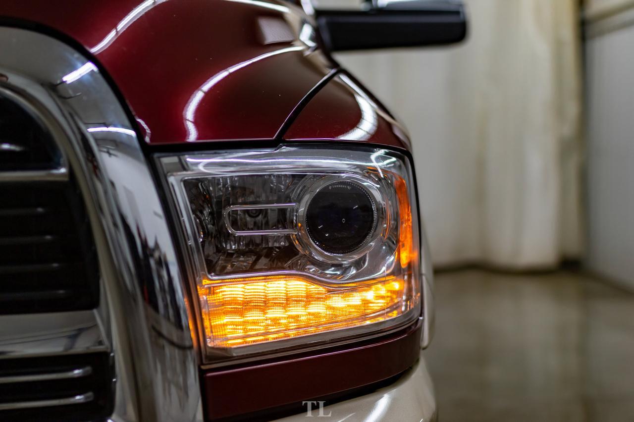 2017 Ram 3500 4x4 Crew Cab Longhorn Diesel AISIN  Leather Roof Nav Red Deer AB