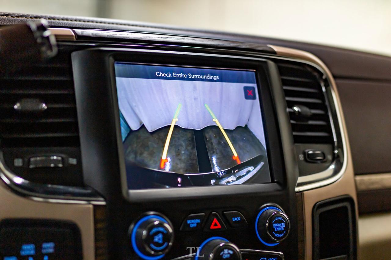 2017 Ram 3500 4x4 Crew Cab Longhorn Diesel AISIN  Leather Roof Nav Red Deer AB