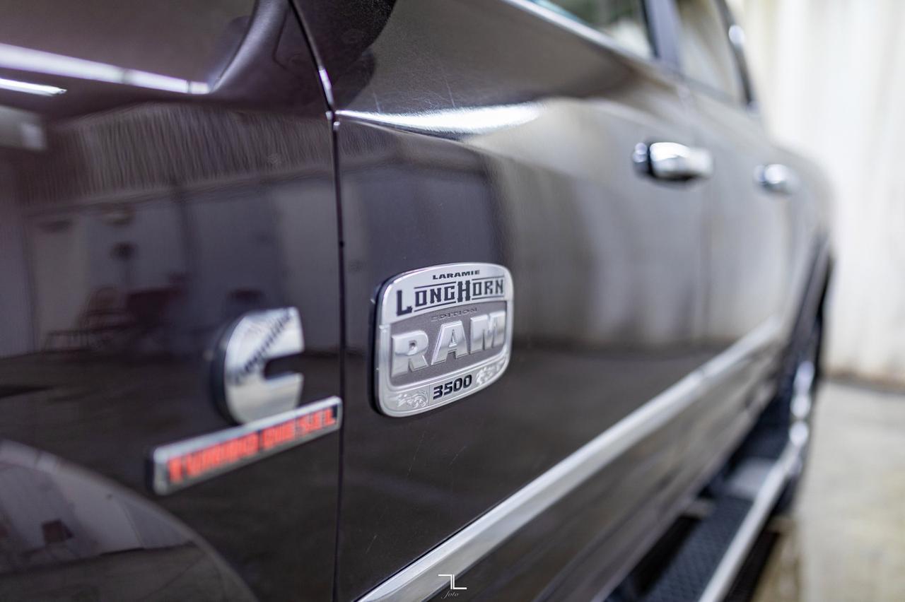 2017 Ram 3500 4x4 Crew Cab Longhorn Diesel Leather Roof Nav Red Deer AB