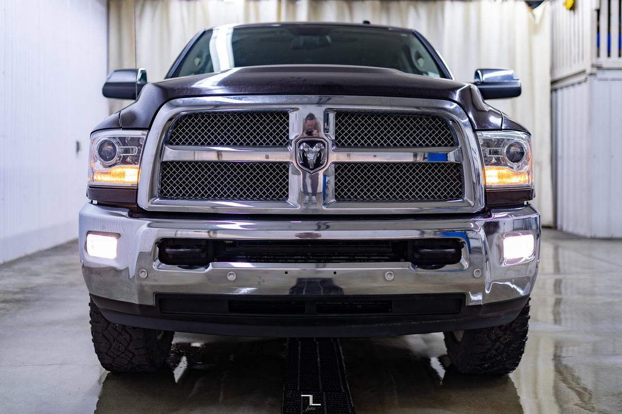 2017 Ram 3500 4x4 Crew Cab Longhorn Diesel Leather Roof Nav Red Deer AB