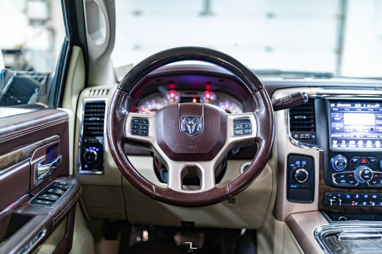 2017 Ram 3500 4x4 Crew Cab Longhorn Diesel Leather Roof Nav Red Deer AB