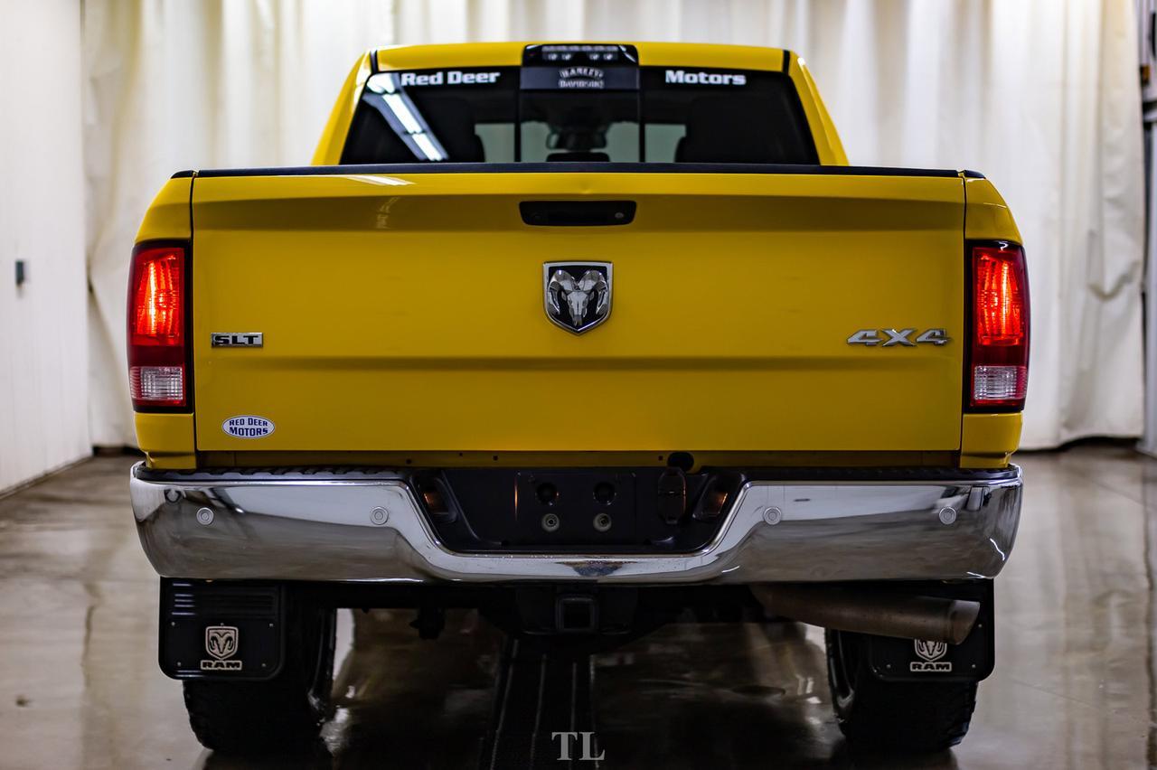 2017 Ram 3500 4x4 Crew Cab SLT Diesel Level Kit Leather Nav BCam Red Deer AB