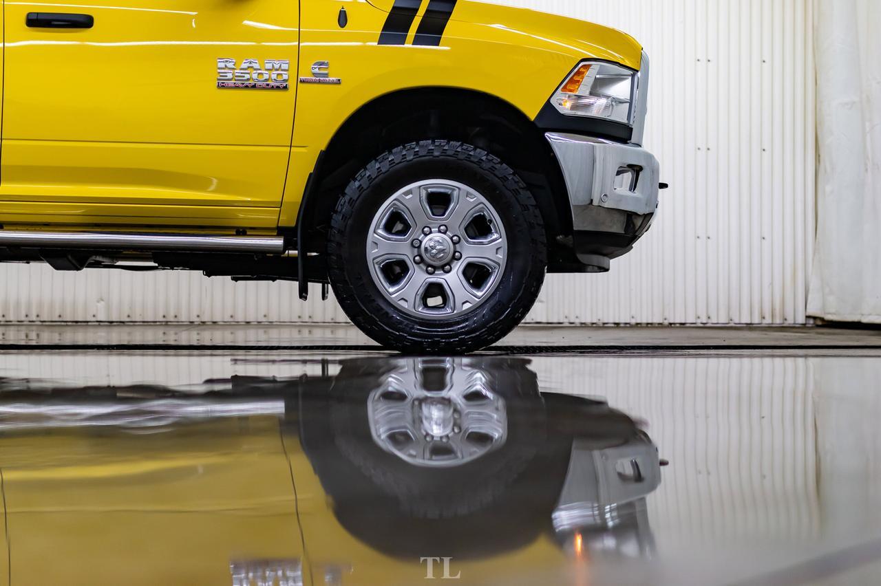 2017 Ram 3500 4x4 Crew Cab SLT Diesel Level Kit Leather Nav BCam Red Deer AB