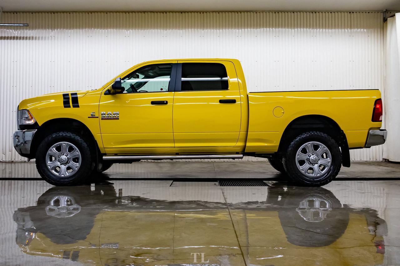 2017 Ram 3500 4x4 Crew Cab SLT Diesel Level Kit Leather Nav BCam Red Deer AB