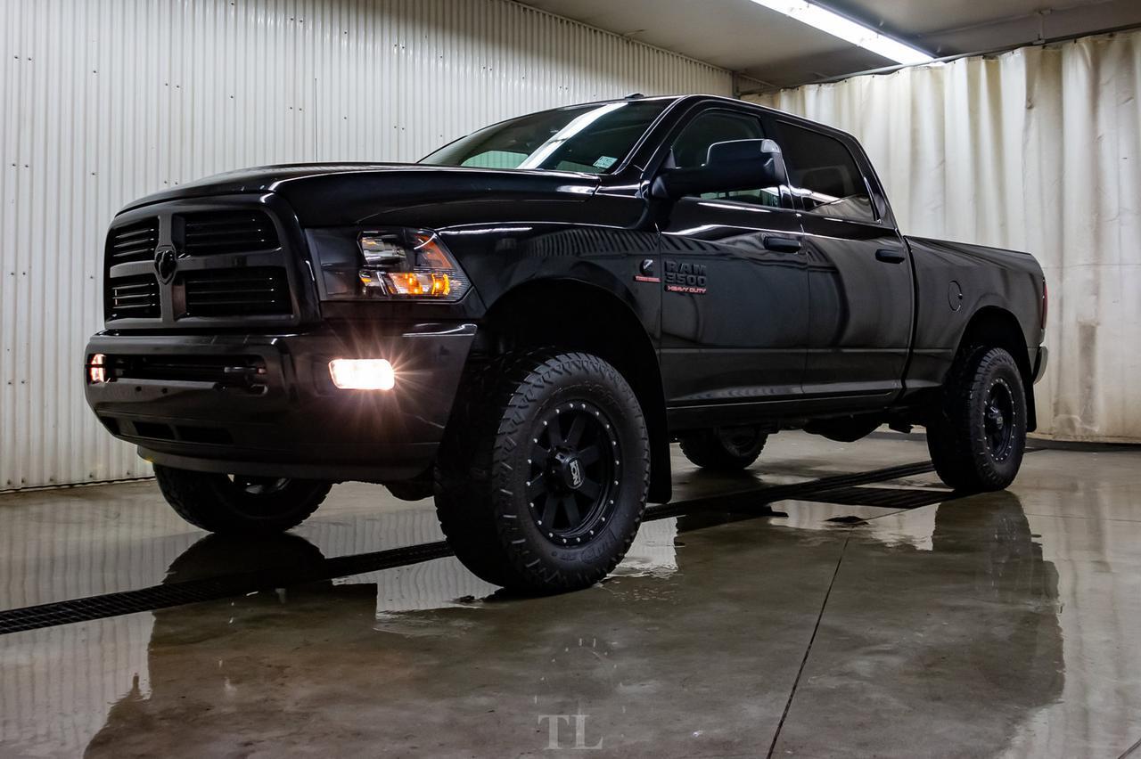 2017 Ram 3500 4x4 Crew Cab SLT Diesel Lift Roof Red Deer AB