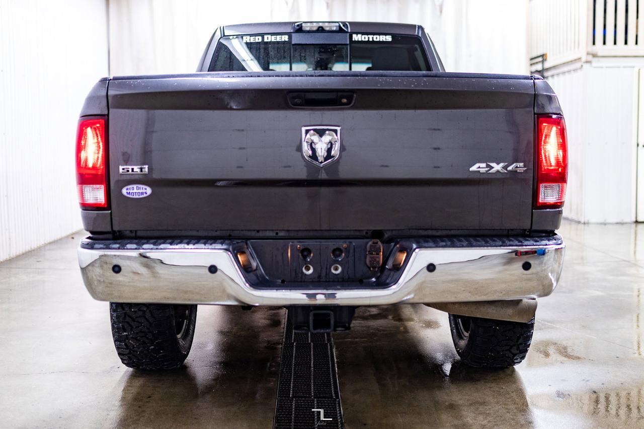 2017 Ram 3500 4x4 Crew Cab SLT Diesel Manual Lift BCam Red Deer AB