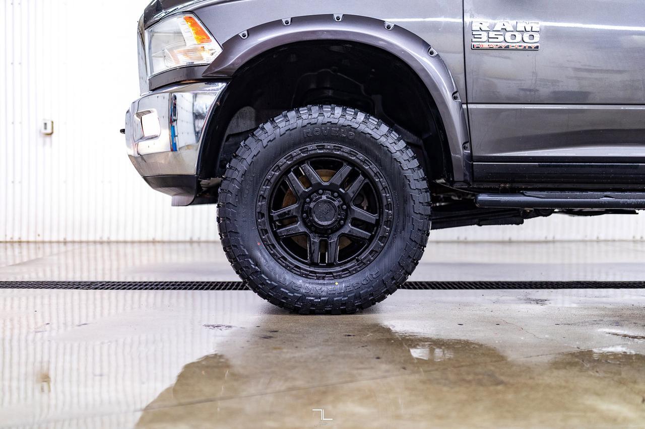 2017 Ram 3500 4x4 Crew Cab SLT Diesel Manual Lift BCam Red Deer AB