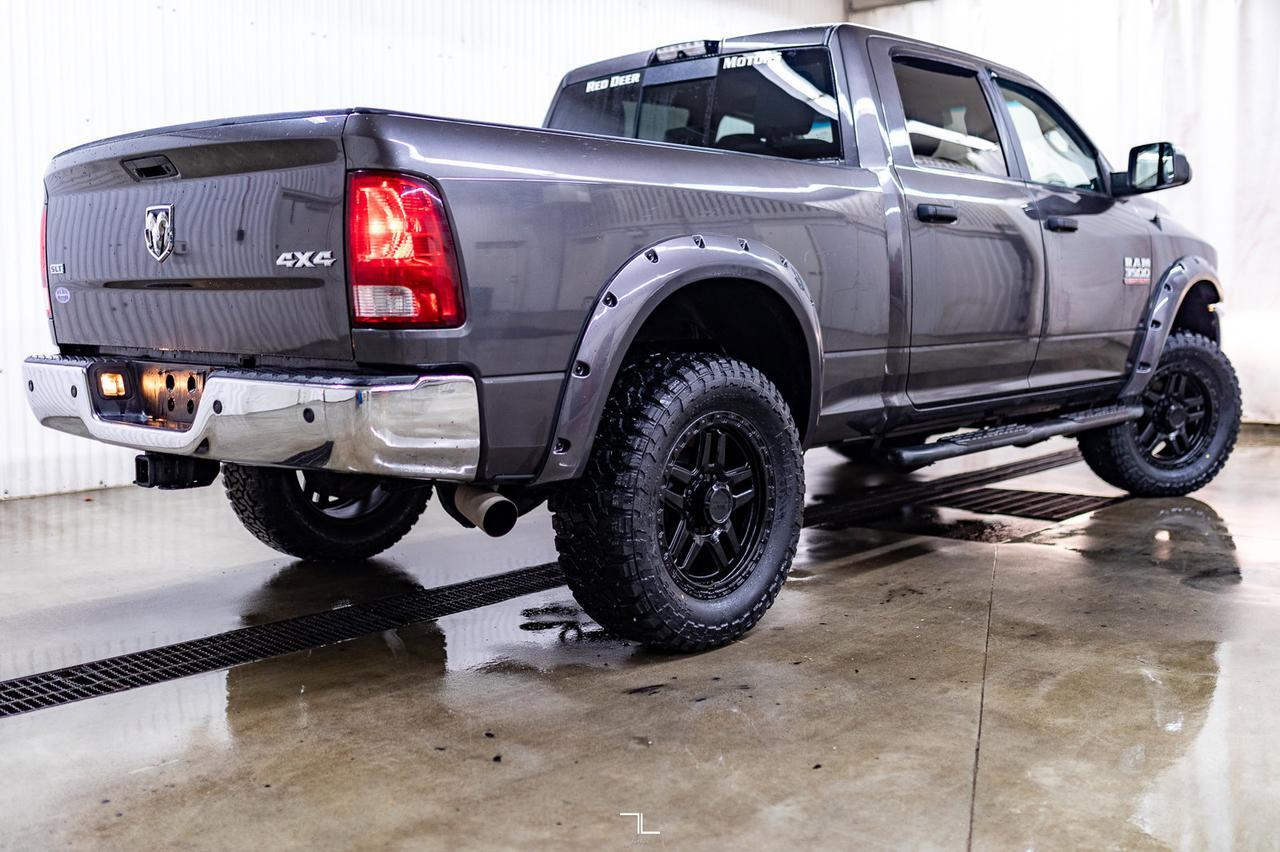 2017 Ram 3500 4x4 Crew Cab SLT Diesel Manual Lift BCam Red Deer AB