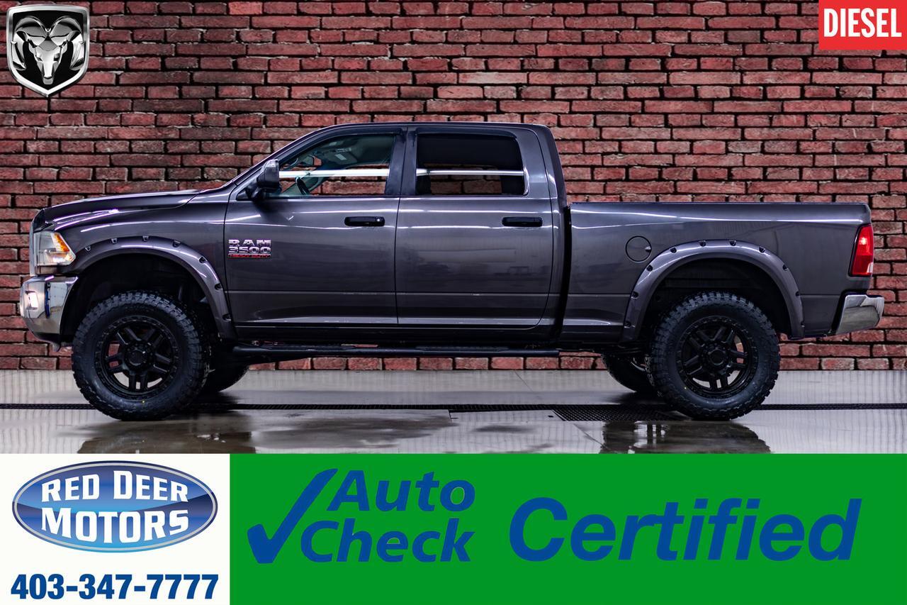 2017 Ram 3500 4x4 Crew Cab SLT Diesel Manual Lift BCam
