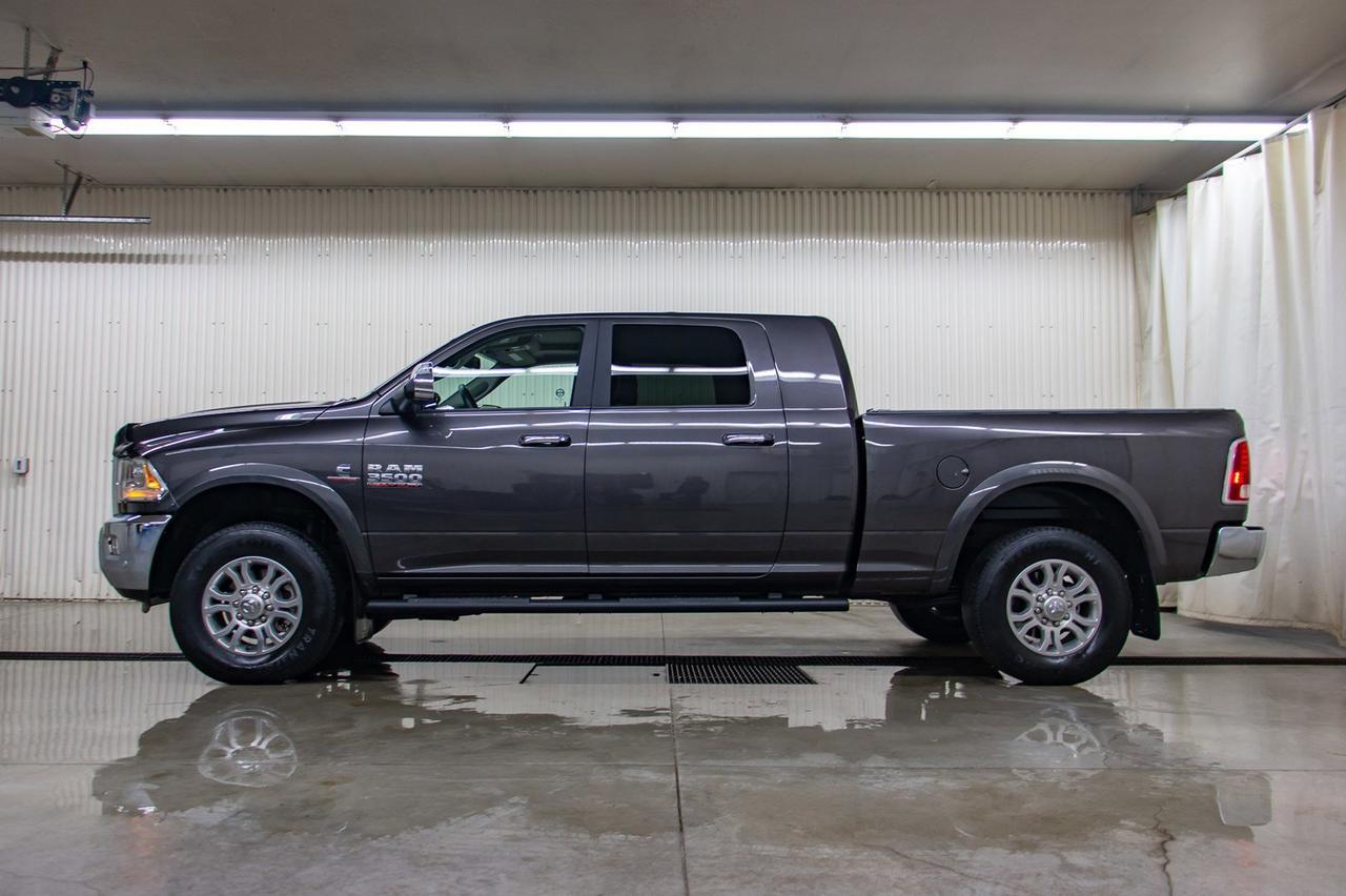 2017 Ram 3500 4x4 Mega Cab Laramie Diesel 6 Speed Manual Red Deer AB