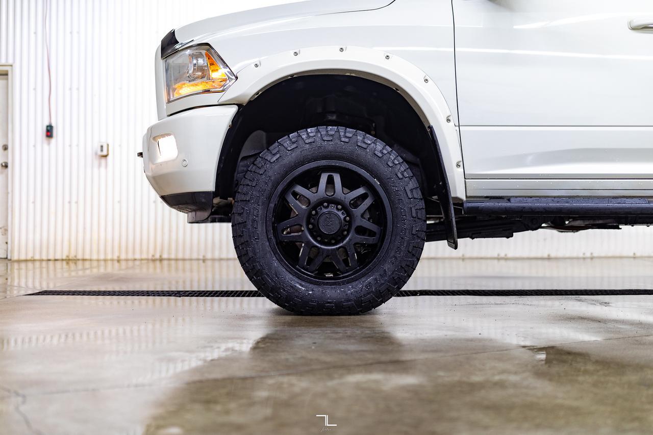 2017 Ram 3500 4x4 Mega Cab Laramie Diesel AISIN Leather Roof Nav BCam Red Deer AB