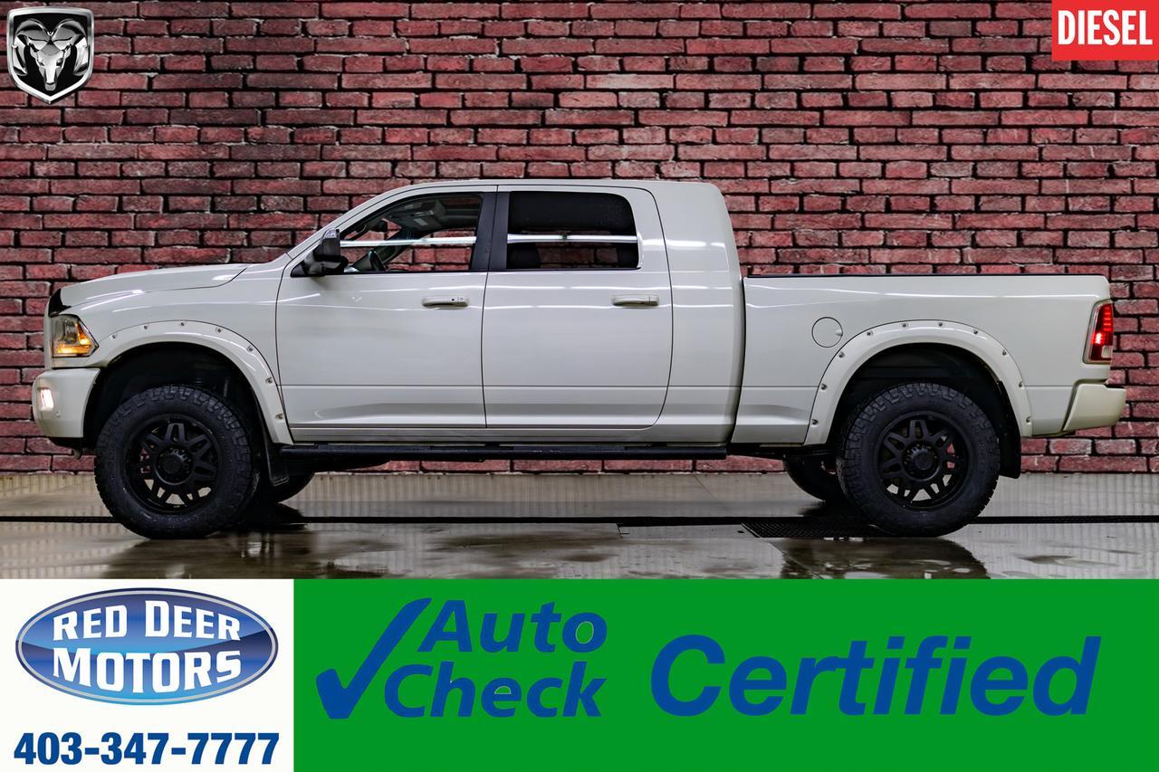 2017 Ram 3500 4x4 Mega Cab Laramie Diesel AISIN Leather Roof Nav BCam