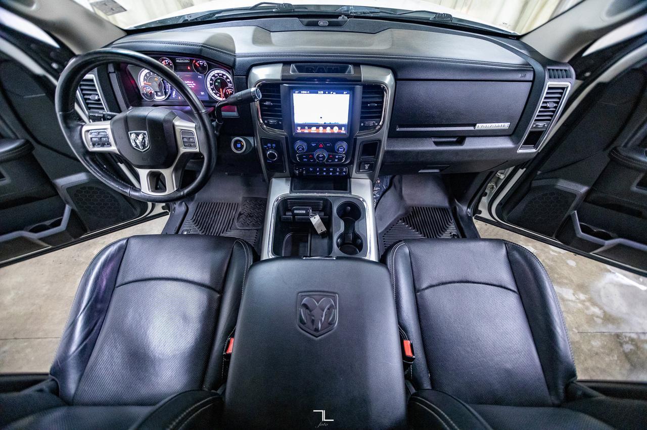 2017 Ram 3500 4x4 Mega Cab Laramie Diesel AISIN Leather Roof Nav BCam Red Deer AB