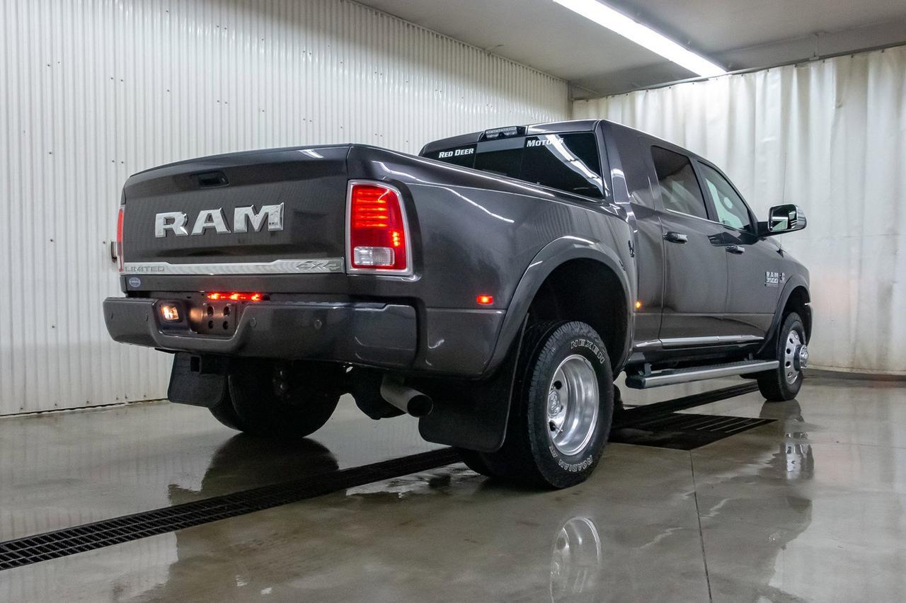 2017 Ram 3500 4x4 Mega Cab Limited Dually Diesel Red Deer AB