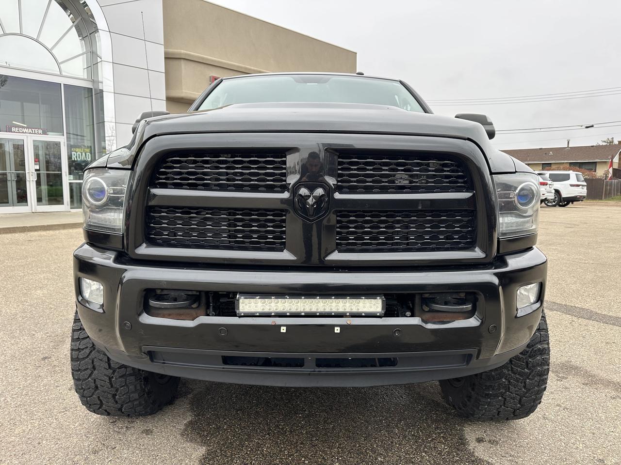 2017 Ram 3500 Laramie | Deleted | 4.5IN Lift Kit | 35IN Tires | 20IN XD Wheels | Night Edition | Sunroof | Leather Redwater AB