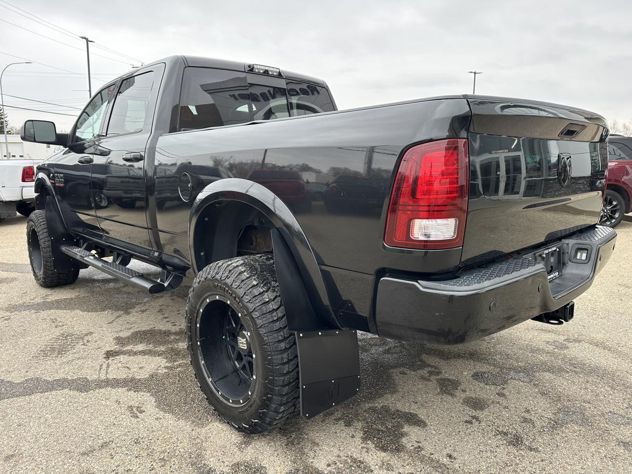 2017 Ram 3500 Laramie | Deleted | 4.5IN Lift Kit | 35IN Tires | 20IN XD Wheels | Night Edition | Sunroof | Leather Redwater AB