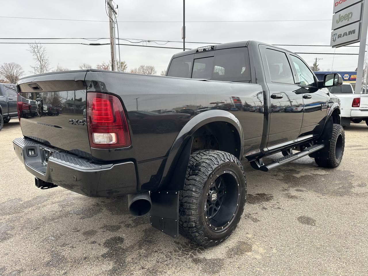 2017 Ram 3500 Laramie | Deleted | 4.5IN Lift Kit | 35IN Tires | 20IN XD Wheels | Night Edition | Sunroof | Leather Redwater AB