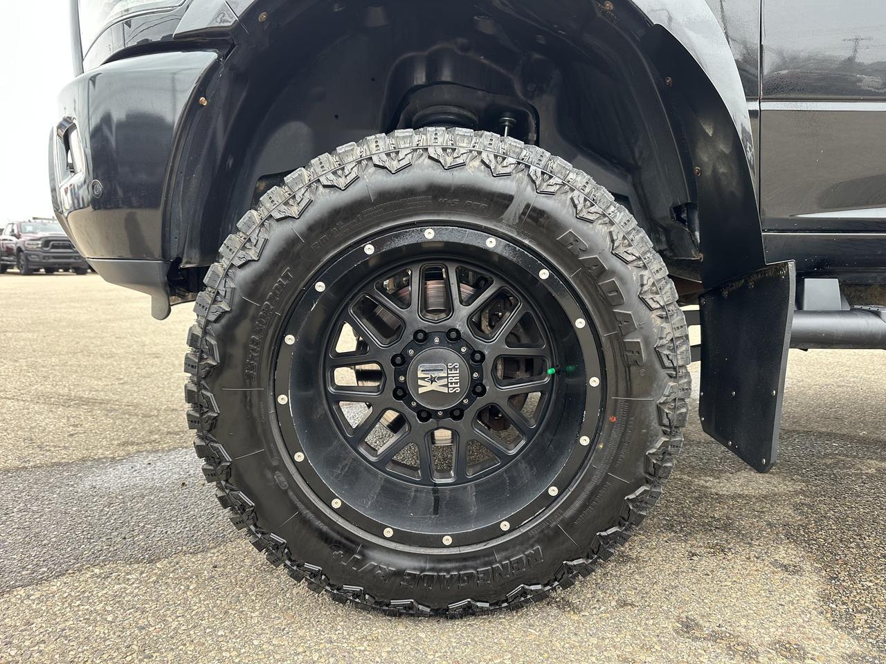 2017 Ram 3500 Laramie | Deleted | 4.5IN Lift Kit | 35IN Tires | 20IN XD Wheels | Night Edition | Sunroof | Leather Redwater AB