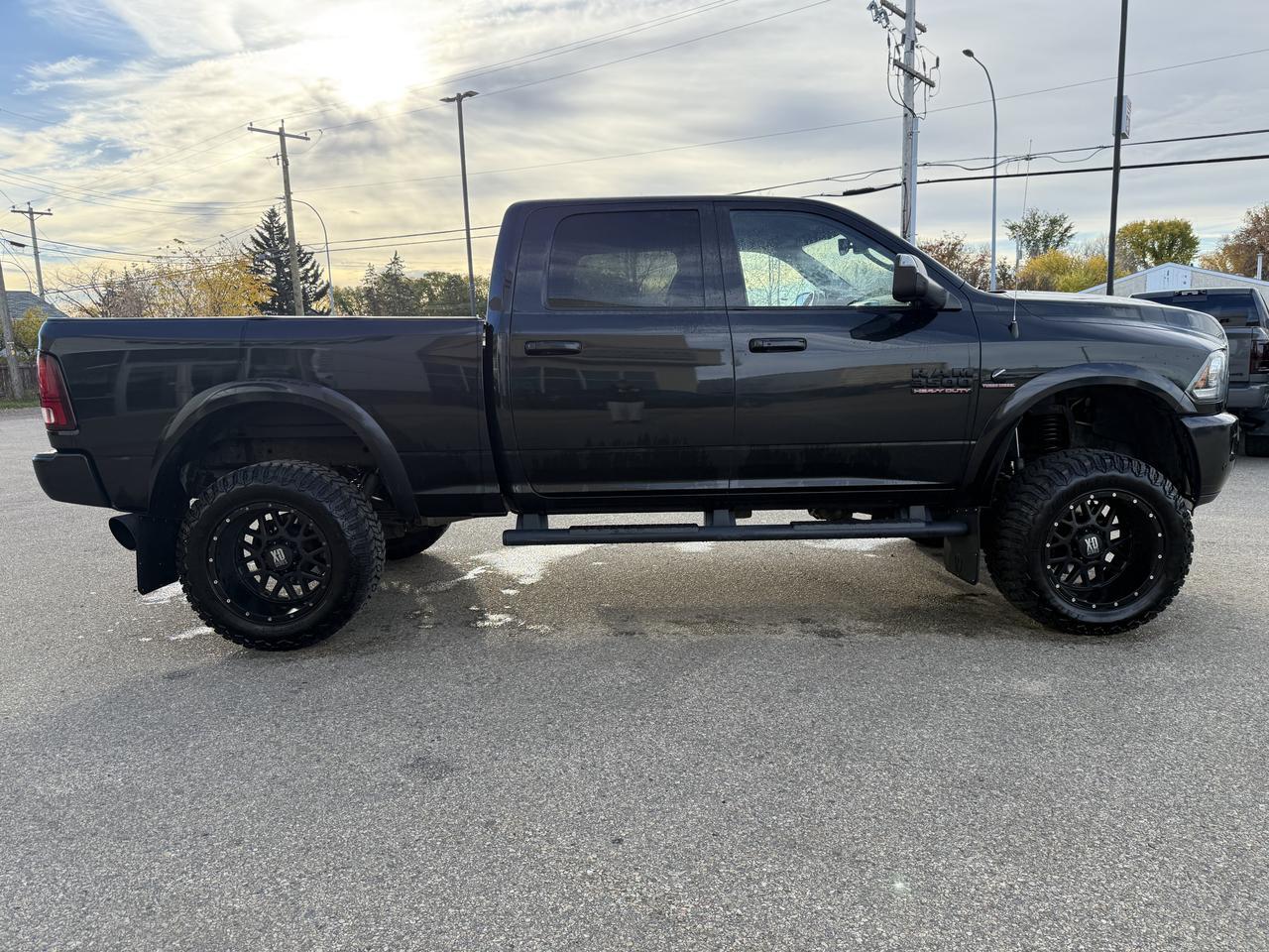 2017 Ram 3500 Laramie | Deleted | 6" Lift Kit | 35" Tires | 20" XD Wheels | Night Edition | Sun Roof | Leather Redwater AB