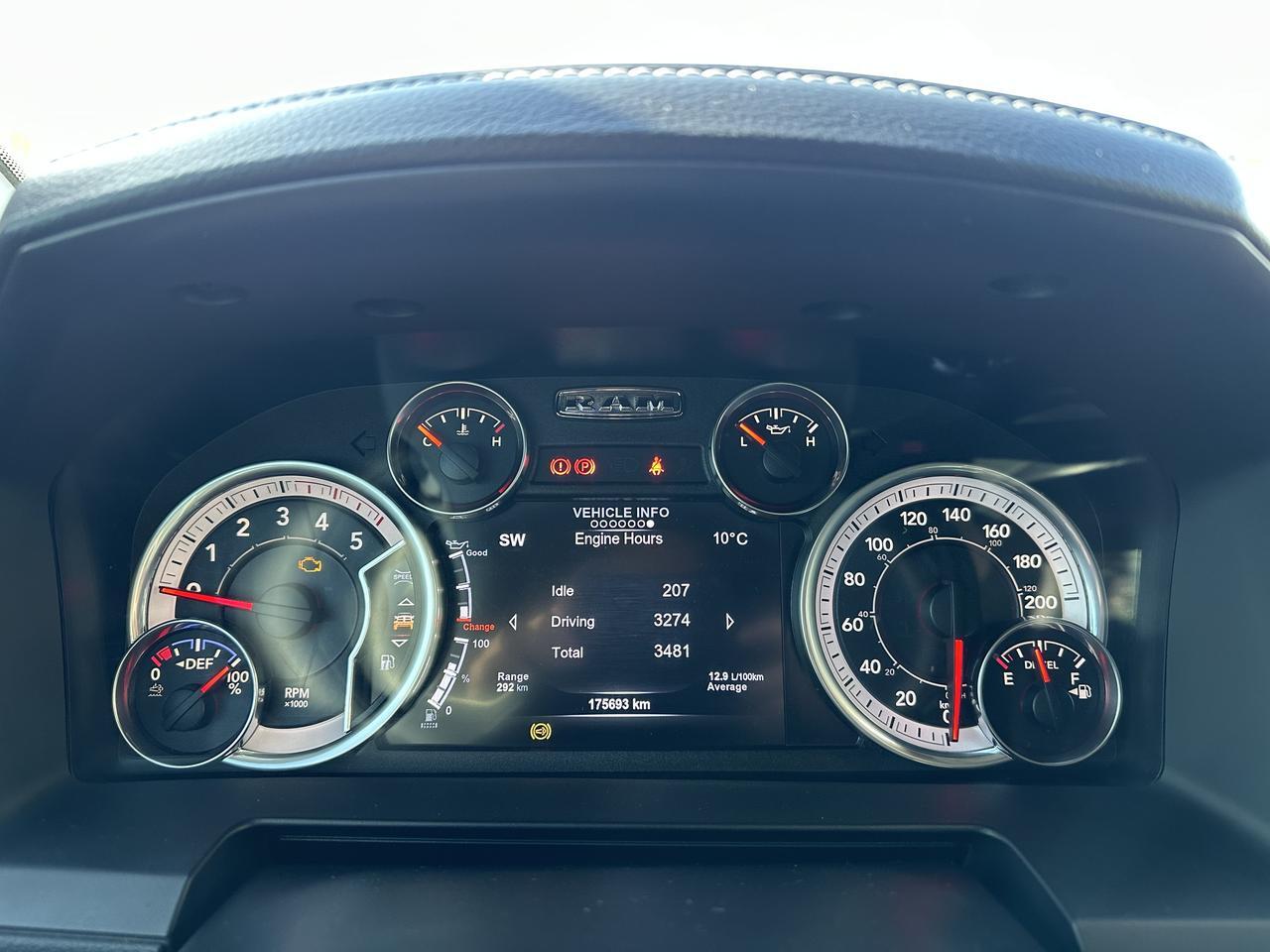 2017 Ram 3500 Laramie | RARE G56 MANUAL | Mega Cab | DELETED | Level Kit | Night Edition | Sun Roof Redwater AB