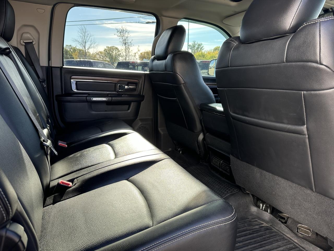 2017 Ram 3500 Laramie | RARE G56 MANUAL | Mega Cab | DELETED | Level Kit | Night Edition | Sun Roof Redwater AB