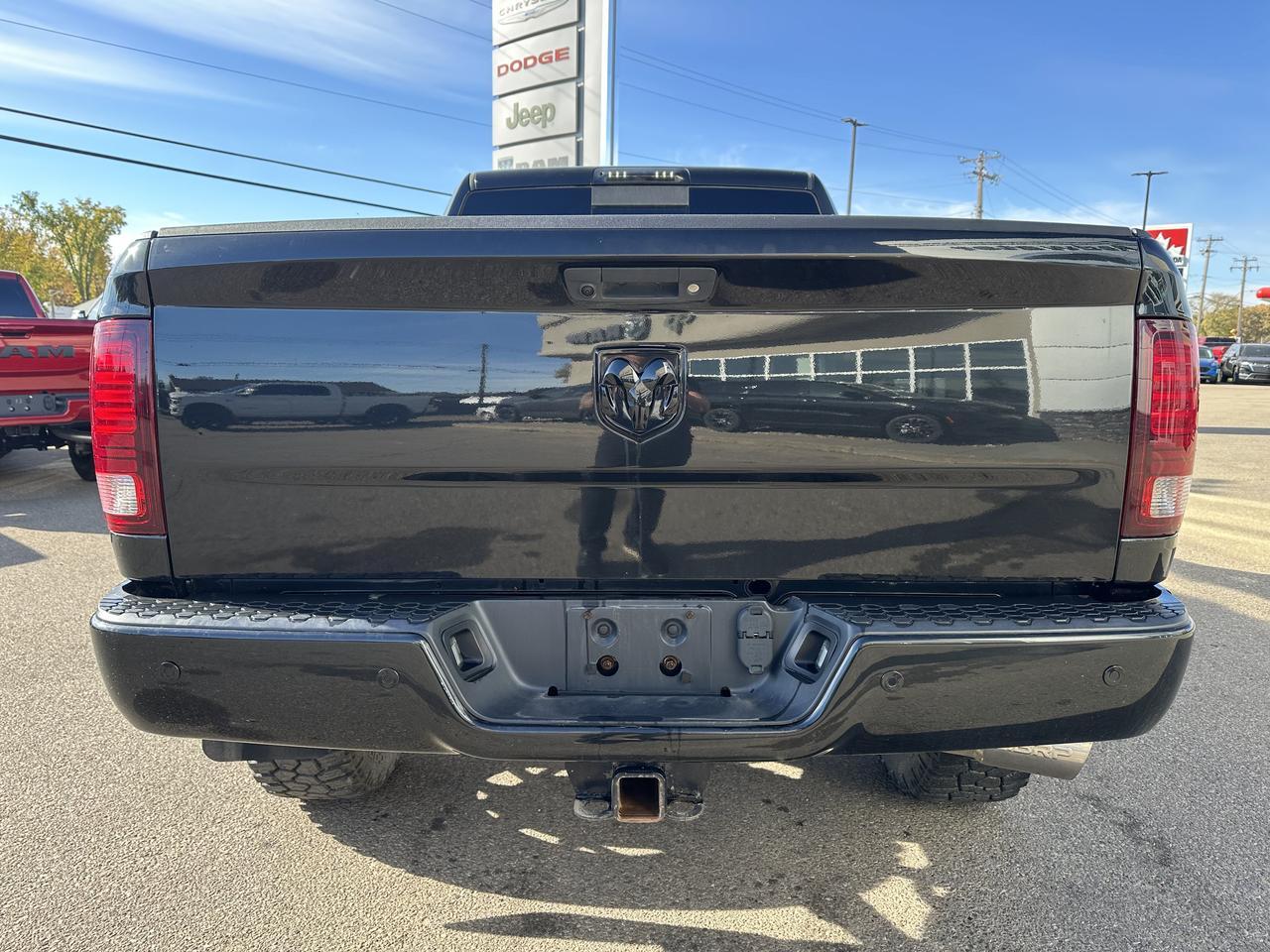 2017 Ram 3500 Laramie | RARE G56 MANUAL | Mega Cab | DELETED | Level Kit | Night Edition | Sun Roof Redwater AB
