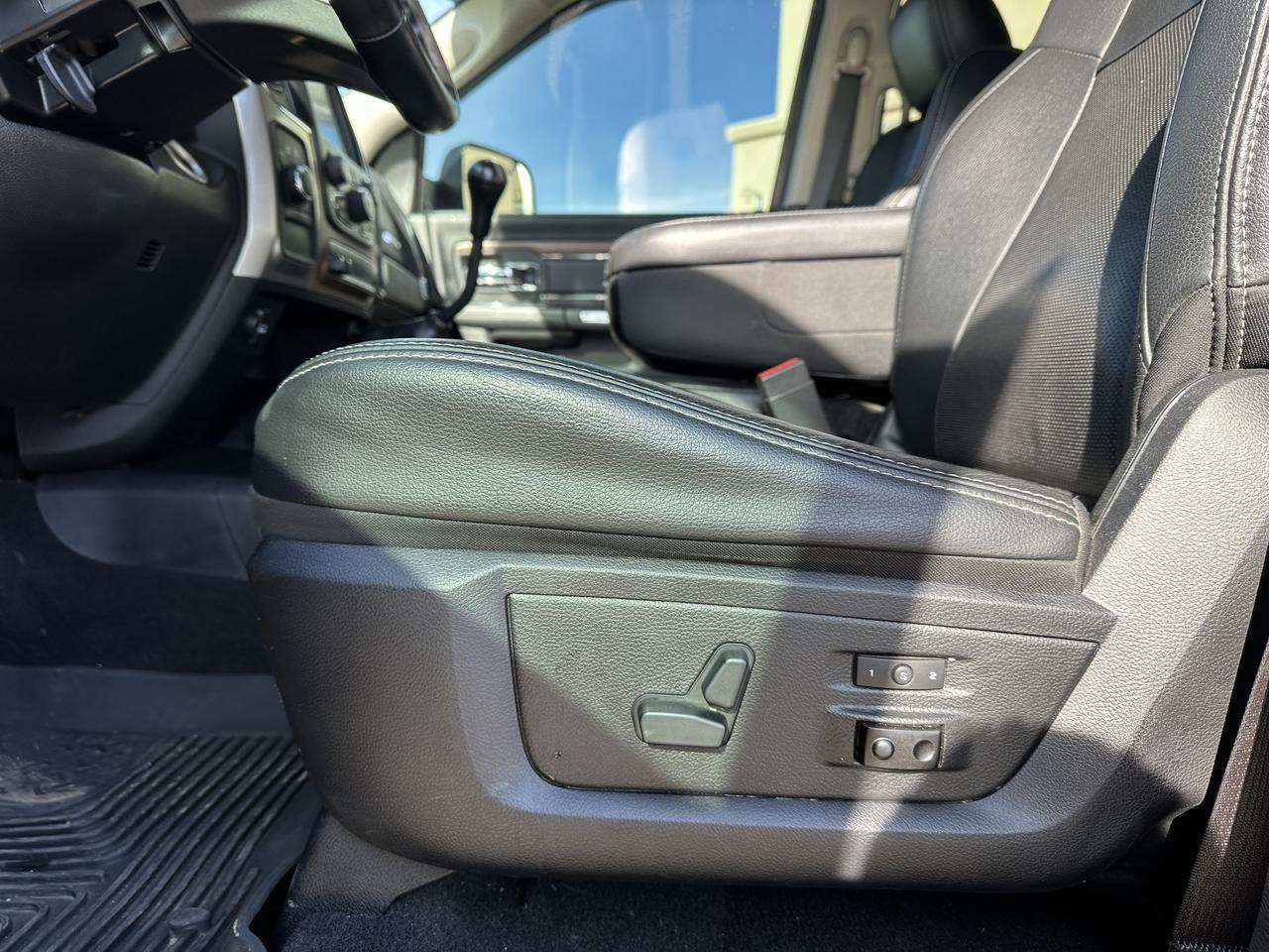 2017 Ram 3500 Laramie | RARE G56 MANUAL | Mega Cab | DELETED | Level Kit | Night Edition | Sun Roof Redwater AB