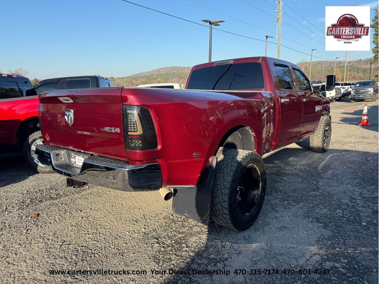 2017 Ram 3500 SOLD SOLD SOLD*** Tradesman 4X4 - DUALLY - LEATHER - 20" FUELS Cartersville GA
