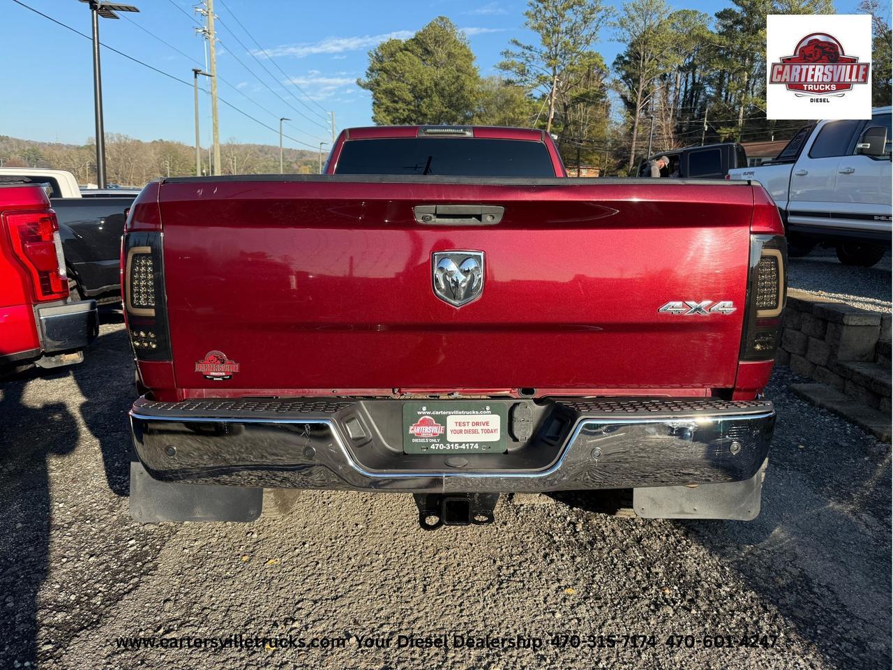 2017 Ram 3500 Tradesman 4X4 - DUALLY - LEATHER - 20" FUELS Cartersville GA