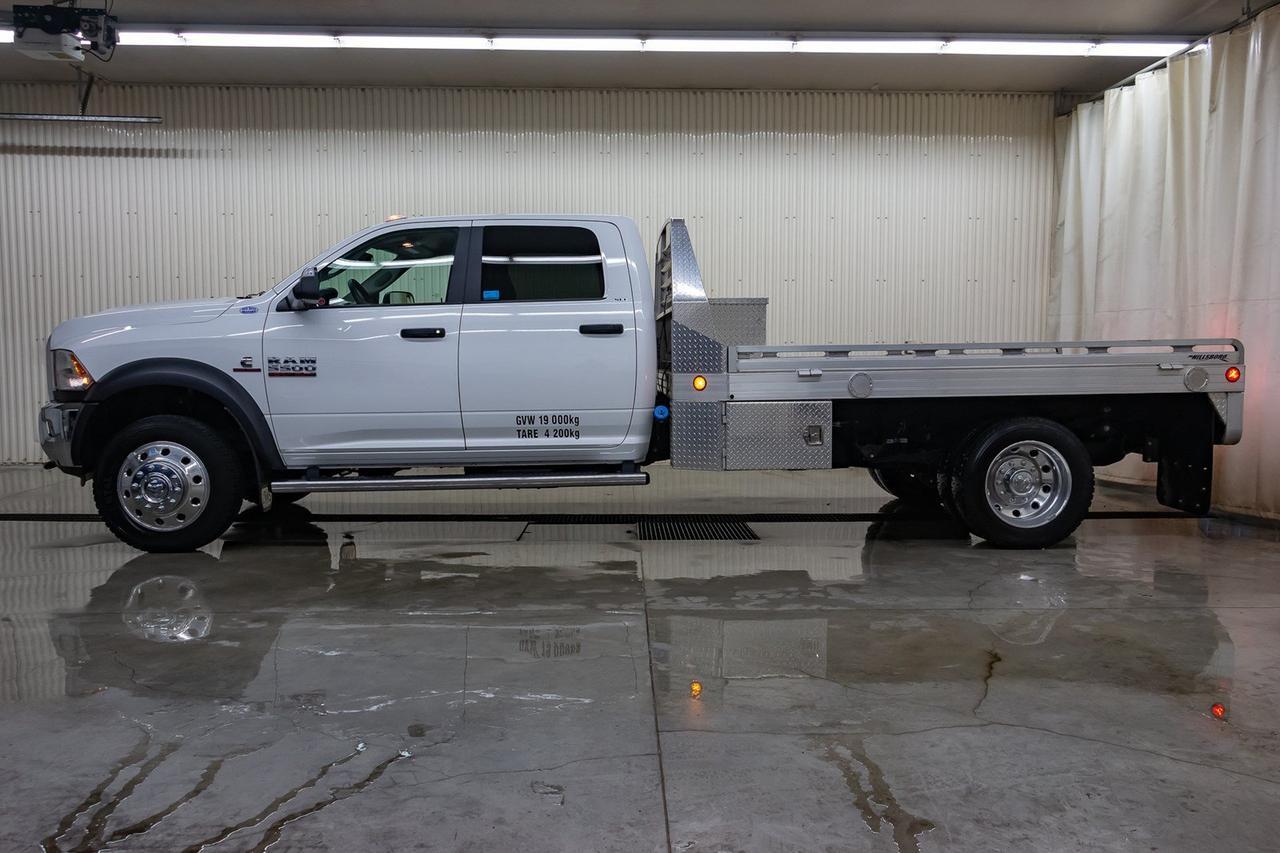 Used 2017 Ram 5500 4x4 Crew Cab SLT Aluminum Deck Diesel AISIN in Red ...