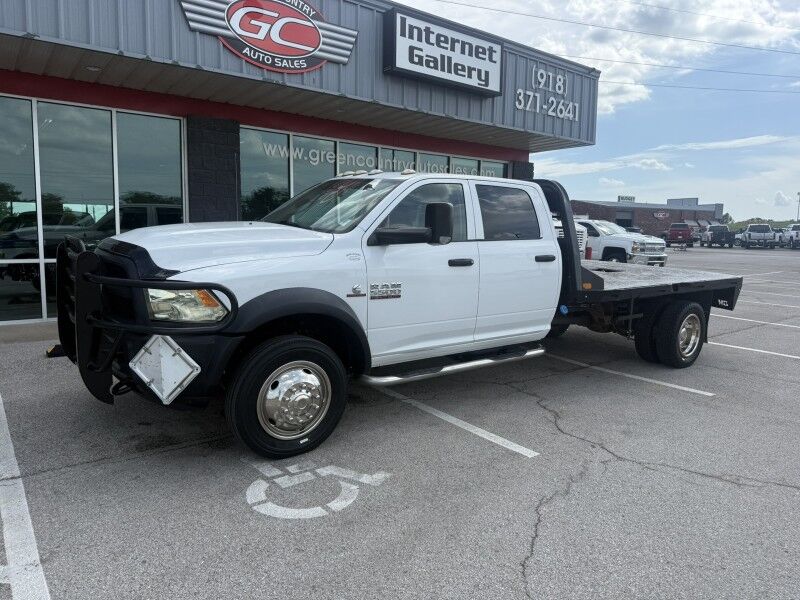2017 Ram 5500 4x4 Diesel Flatbed Tradesman Collinsville OK