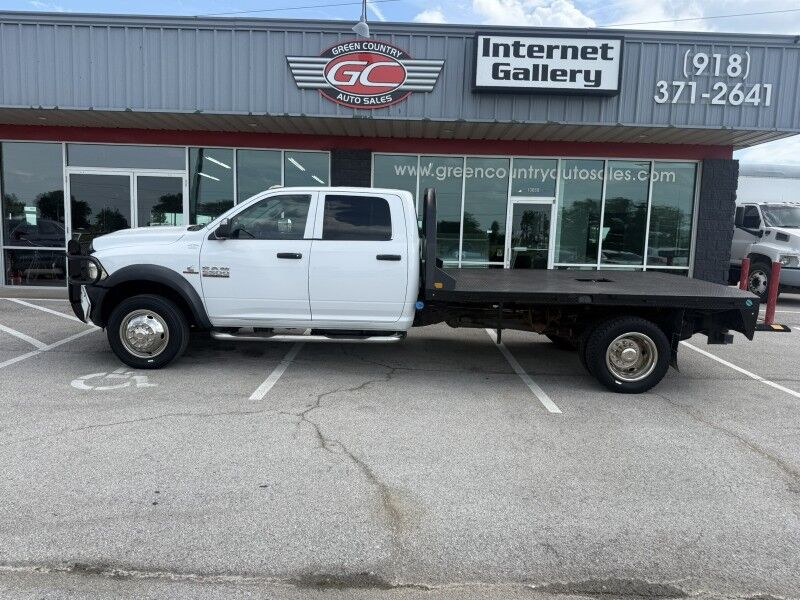 2017 Ram 5500 4x4 Diesel Flatbed Tradesman Collinsville OK