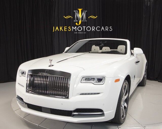 2017 Rolls-Royce Dawn ($375,355 MSRP) *ONLY 2400 MILES* *1-OWNER* *ENGLISH WHITE ON SE San Diego CA