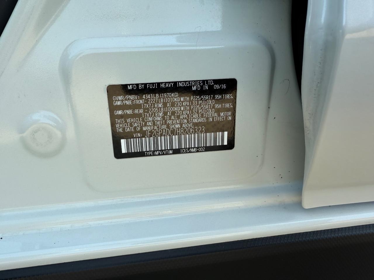 2017 Subaru Crosstrek 2.0i Premium Middleville MI