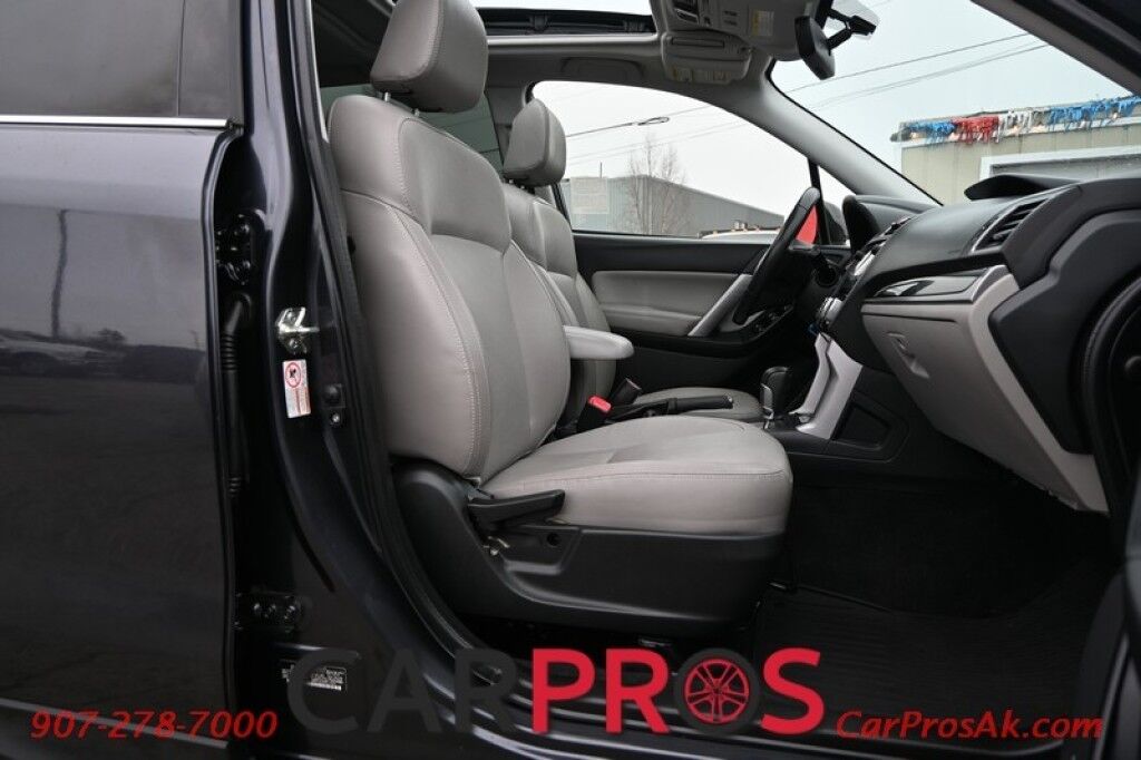 2017 Subaru Forester Limited - AWD - EyeSight Pkg - Adaptive Cruise Control - Power & Heated Leather Seats - Power Windows & Locks - Panoramic Sunroof - Backup Camera - NAV - Bluetooth - Harman/Kardon Audio - Lane Departure & Blind Spot Alert - 32MPG Anchorage AK