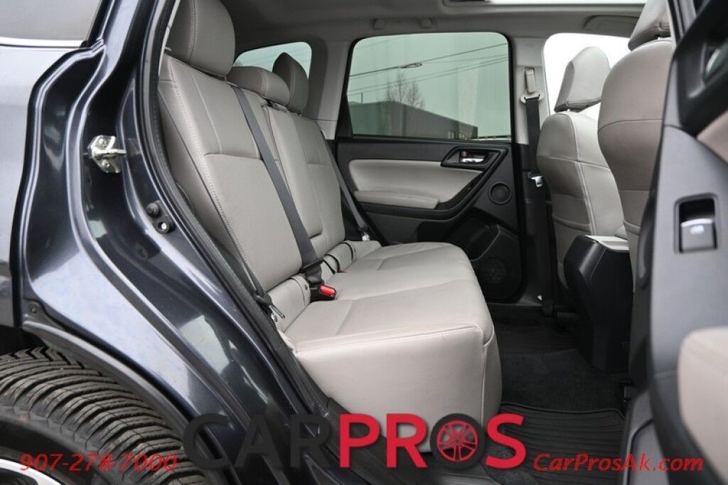 2017 Subaru Forester Limited - AWD - EyeSight Pkg - Adaptive Cruise Control - Power & Heated Leather Seats - Power Windows & Locks - Panoramic Sunroof - Backup Camera - NAV - Bluetooth - Harman/Kardon Audio - Lane Departure & Blind Spot Alert - 32MPG Anchorage AK