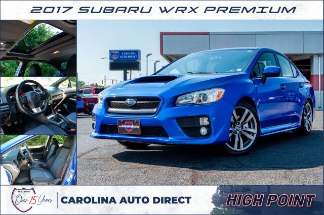 2017 Subaru WRX Premium / Manual / Heated Seats / Sunroof! High Point NC