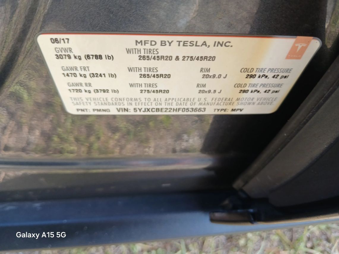 2017 Tesla Model X 100D Sport Utility 4D Maitland FL