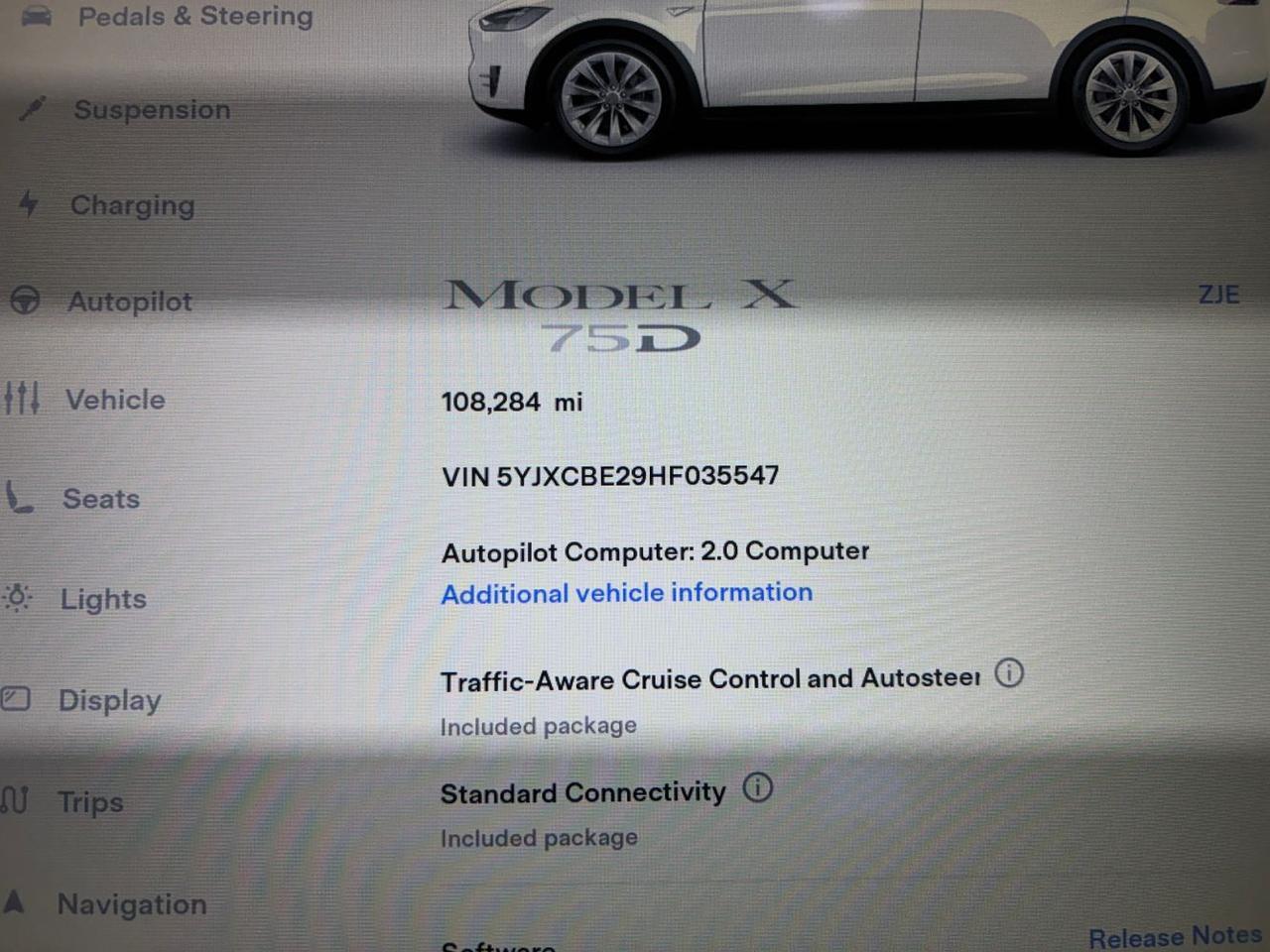 2017 Tesla Model X 75D Franklin OH