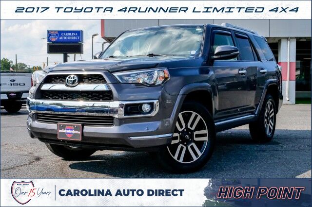 2017 Toyota 4Runner Limited 4X4 / Cooled Seats / Power Sunroof! High Point NC